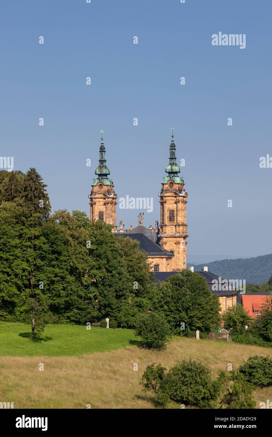 Geografia / viaggio, Germania, Baviera, Bad Staffelstein, monastero Vierzehnheiligen a Bad Staffelstein, diritti aggiuntivi-clearance-Info-non-disponibile Foto Stock