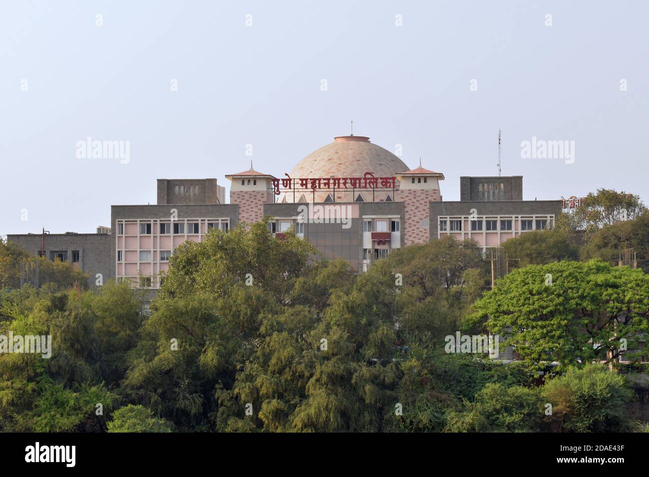 Pune Mahanagar Palika. Il Dipartimento di autorizzazione alla costruzione della Pune Municipal Corporation responsabile del rilascio di permessi e certificati per tutti i tipi Foto Stock