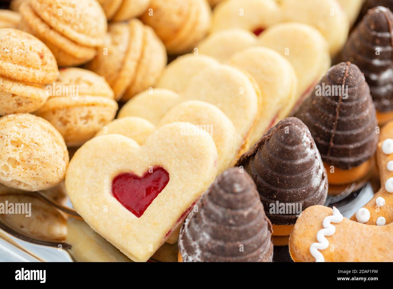 biscotti cechi di natale tradizionali fatti in casa Foto Stock