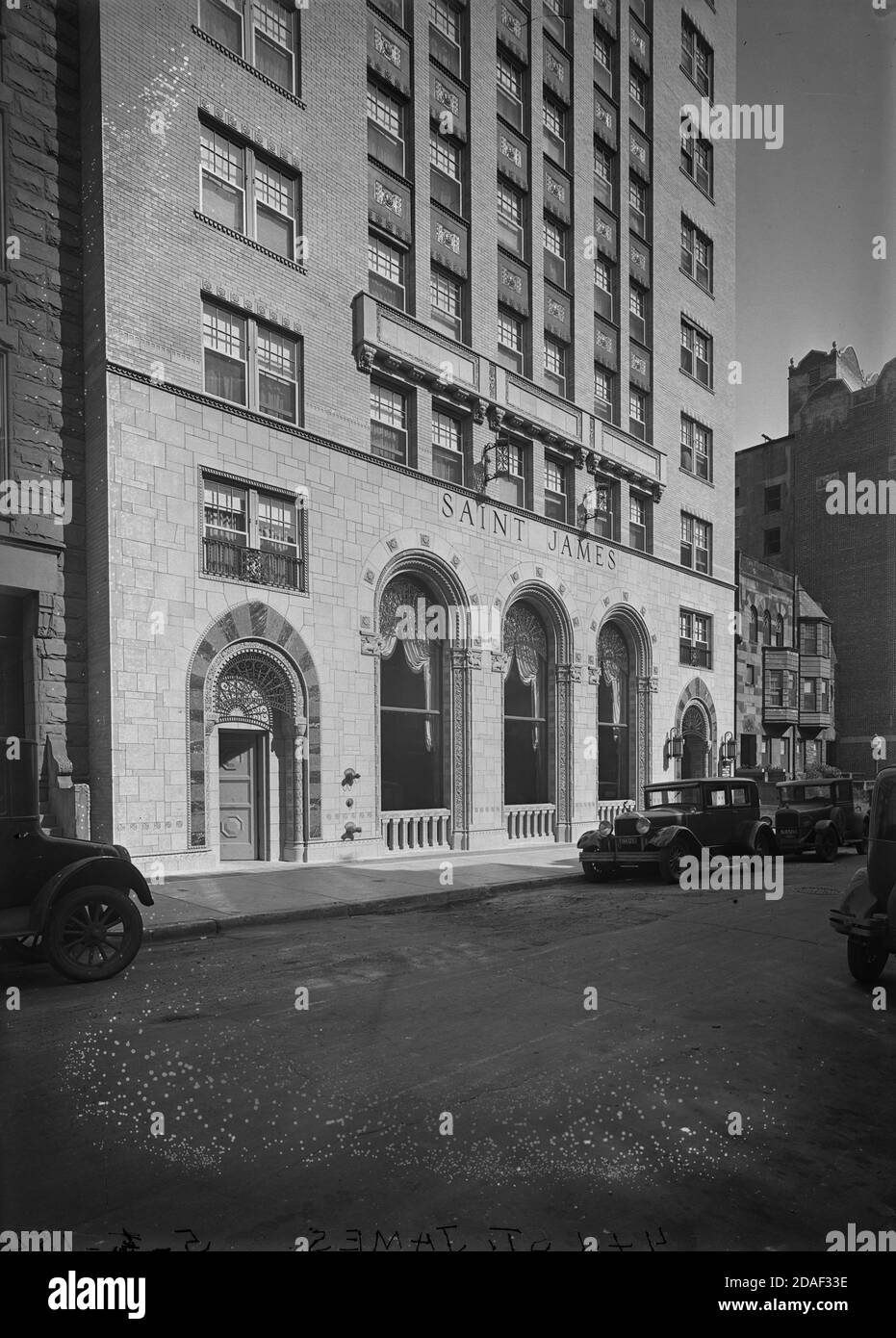 444 West St. James Place, architetto Raymond Gregori, a Chicago, Illinois, circa 1923-1936. Foto Stock