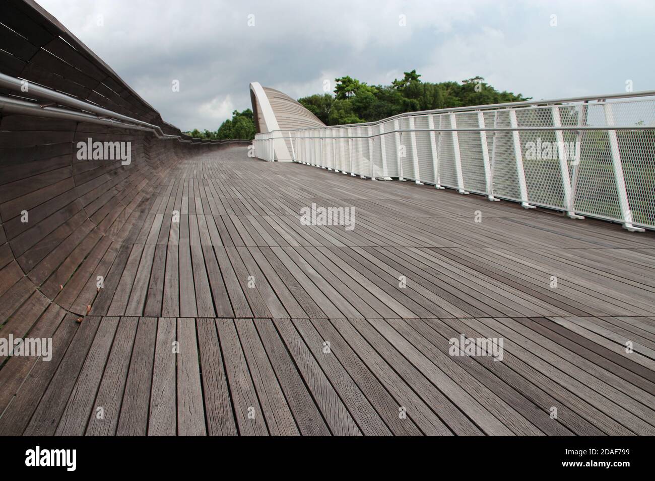 footbridge (henderson waves) nel parco del monte faber a singapore Foto Stock