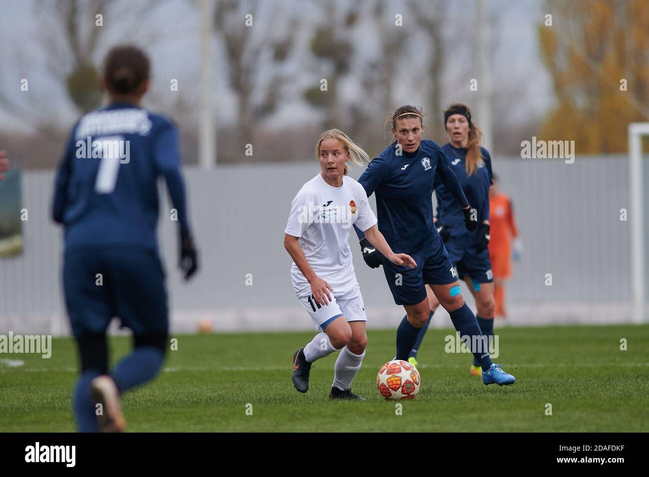 Kharkiv Ucrânia Novembro 2020 Jogo Futebol Feminino Zhitlobud