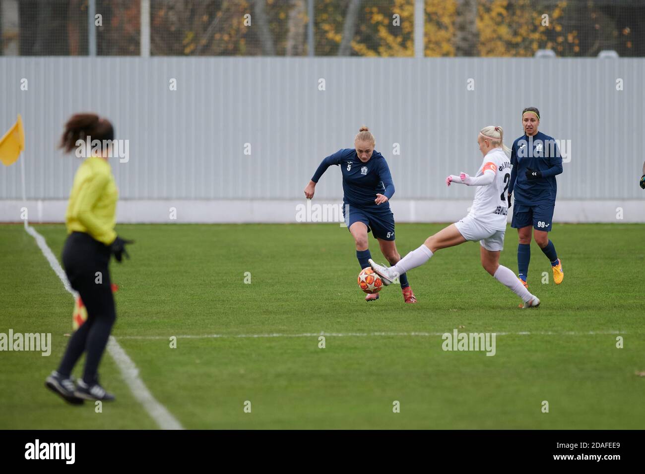 Kharkiv Ucrânia Novembro 2020 Jogo Futebol Feminino Zhitlobud