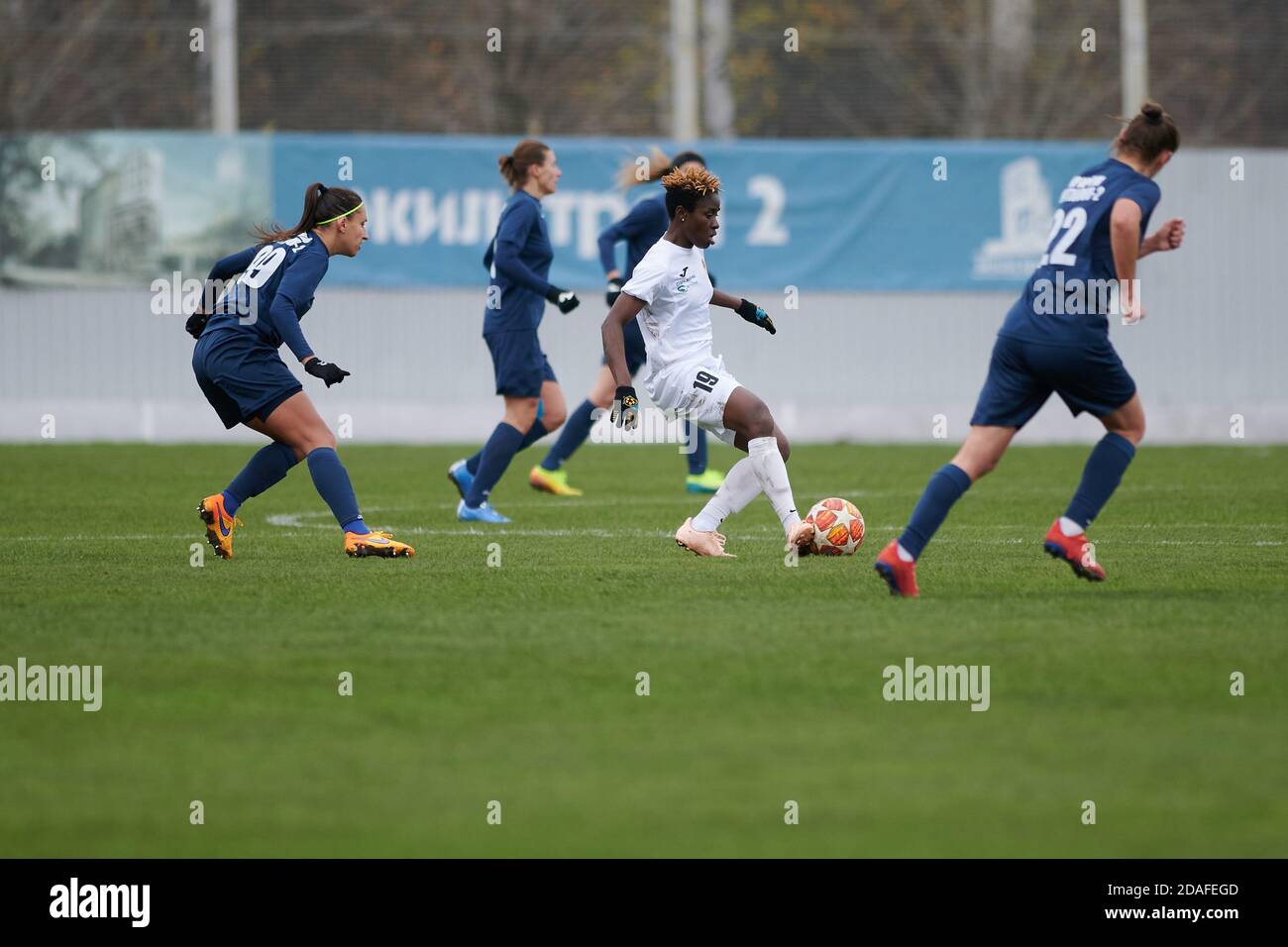 Kharkiv Ucrânia Novembro 2020 Jogo Futebol Feminino Zhitlobud