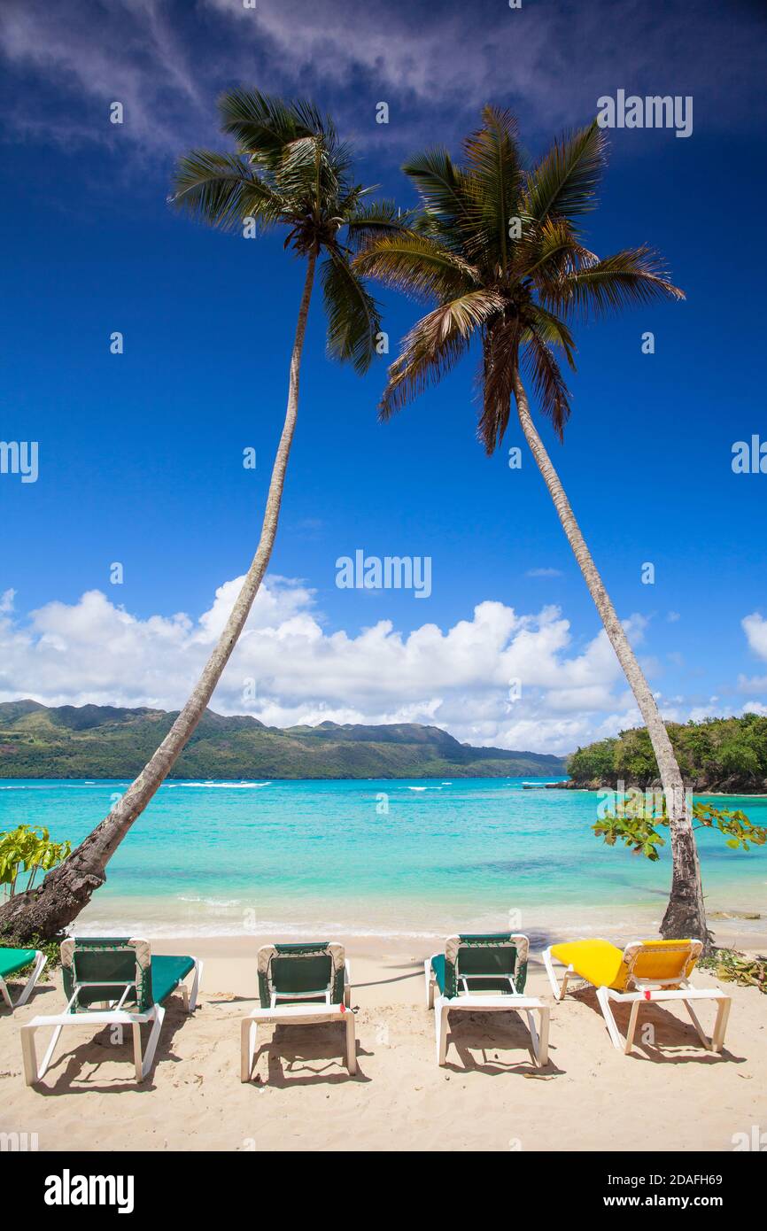 Repubblica Dominicana, penisola di Samana, Playa Rincon Foto Stock