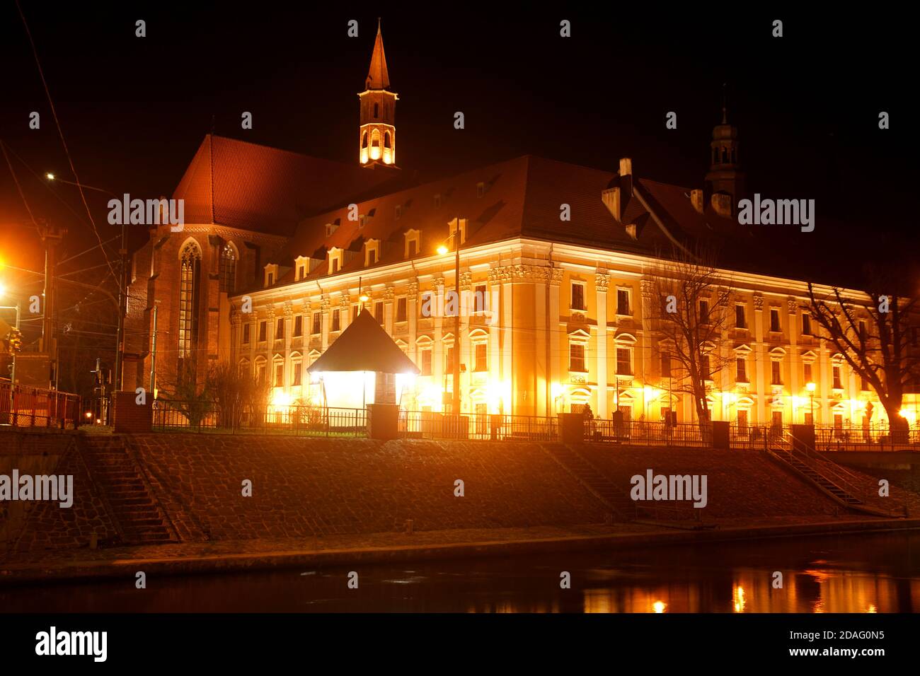 L'Istituto di Studi Polacchi a Wroclaw, Polonia Foto Stock