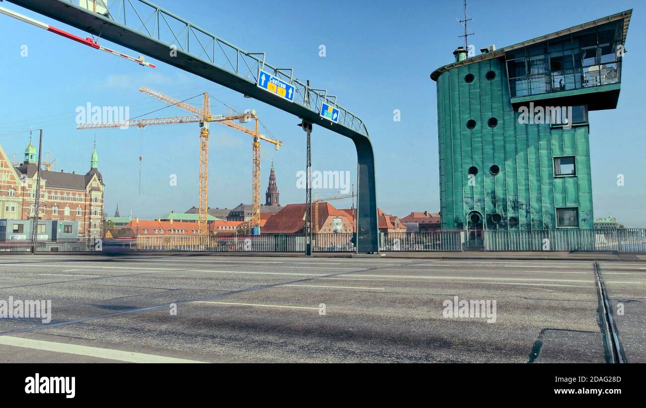 Langebro Bridge, Copenaghen, danimarca. Foto Stock