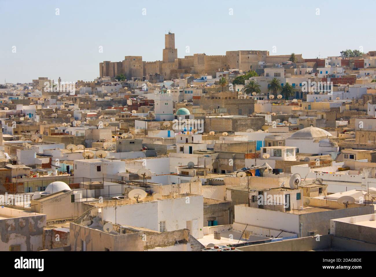 Paesaggio urbano, Sousse, Tunisia Foto Stock