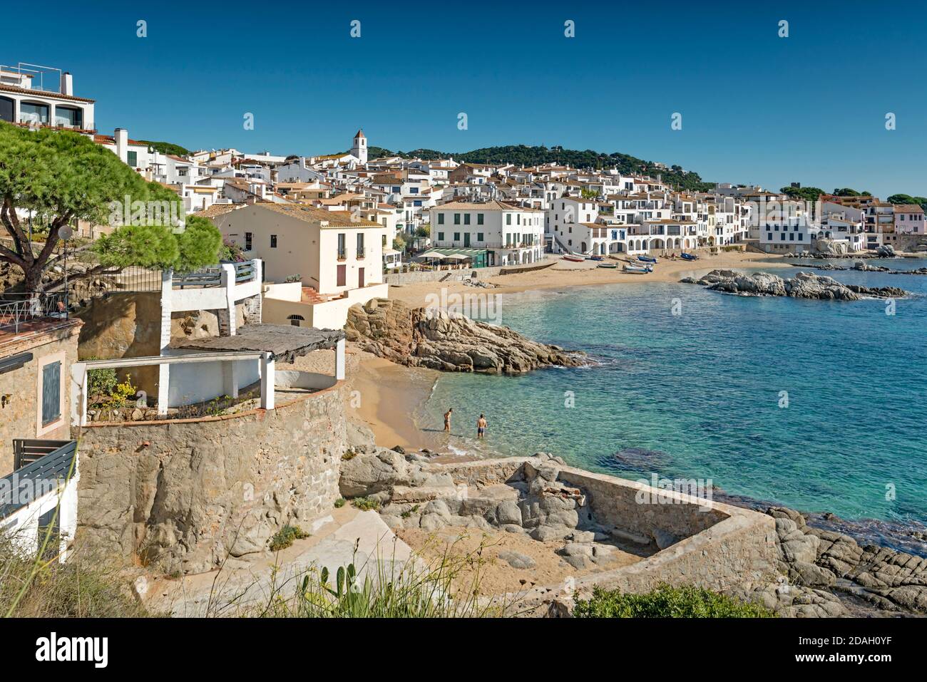 CALELLA DE PALAFRUGELL COSTA BRAVA CATALOGNA SPAGNA Foto Stock
