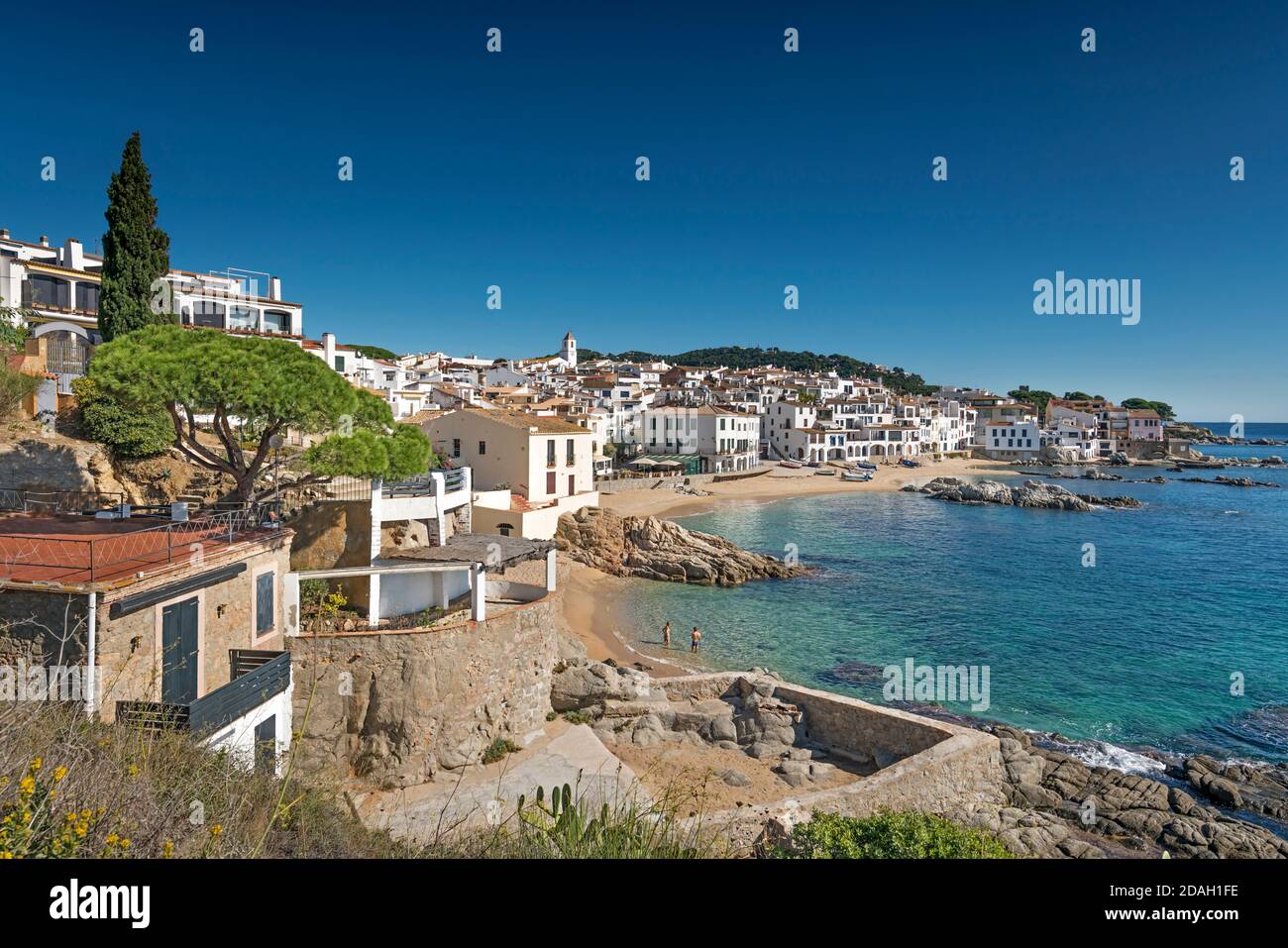 CALELLA DE PALAFRUGELL COSTA BRAVA CATALOGNA SPAGNA Foto Stock