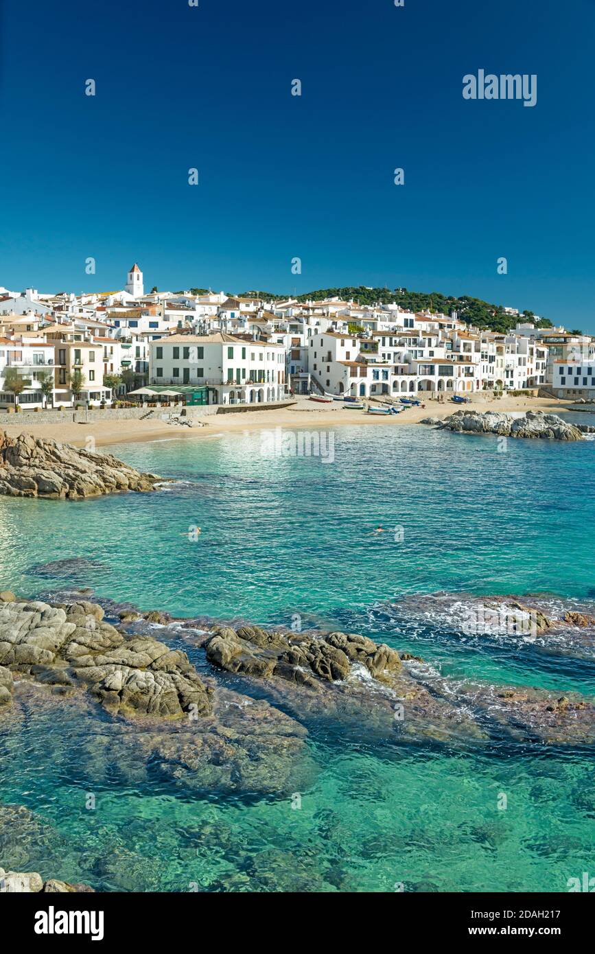 CALELLA DE PALAFRUGELL COSTA BRAVA CATALOGNA SPAGNA Foto Stock