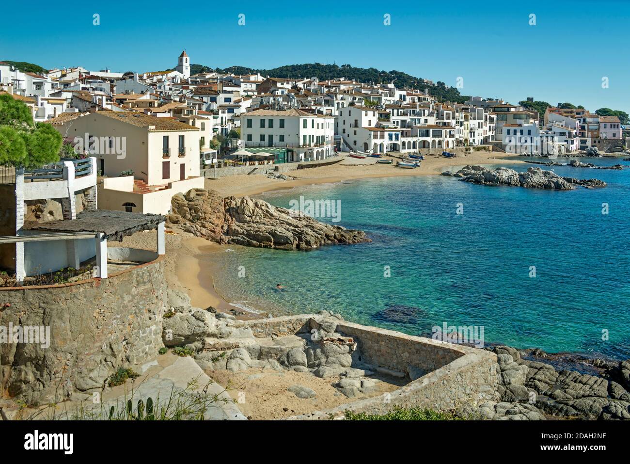 CALELLA DE PALAFRUGELL COSTA BRAVA CATALOGNA SPAGNA Foto Stock