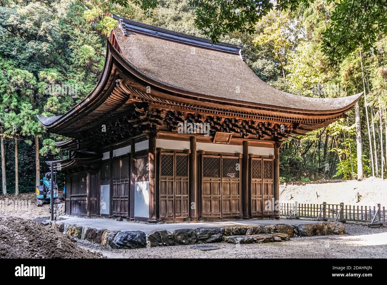 Tempio Eiho-ji, tempio buddista Rinzai Zen e giardini panoramici con colori autunnali a Tajimi-shi, Gifu, Giappone Foto Stock