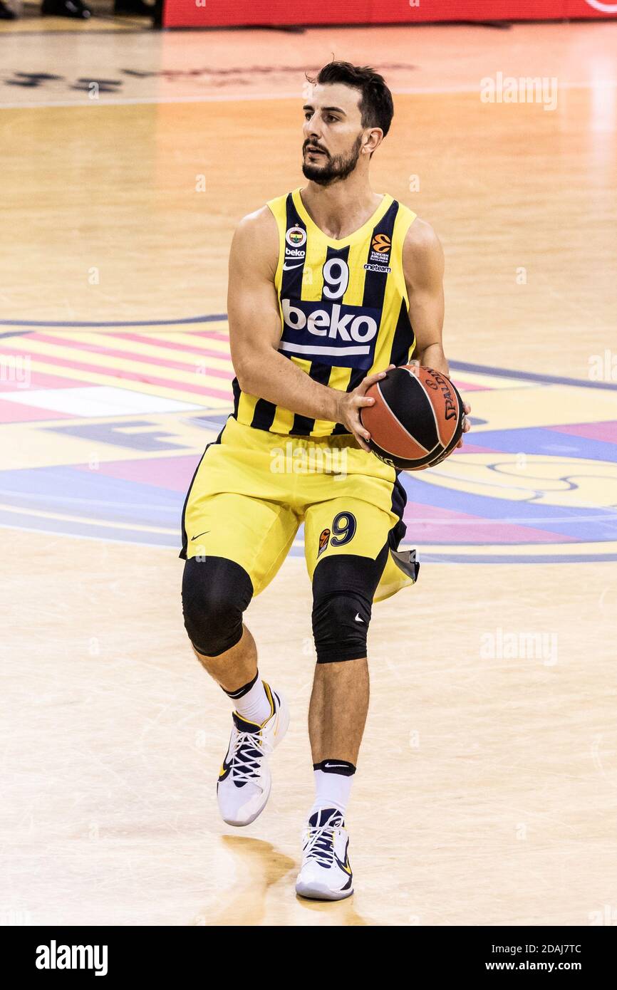 Leo Westermann di Fenerbahce Beko Istambul durante le compagnie aeree turche Partita di basket Eurolega tra FC Barcelona e Fe / LM Foto Stock