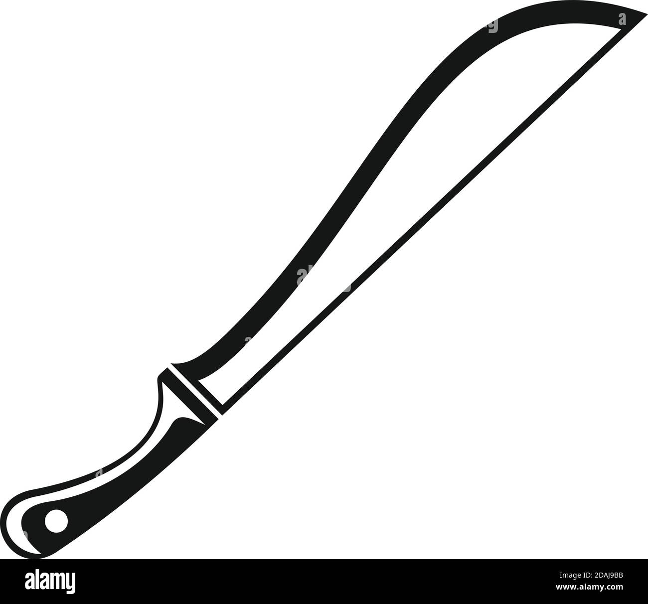 Safari caccia mondo icona, stile semplice Illustrazione Vettoriale