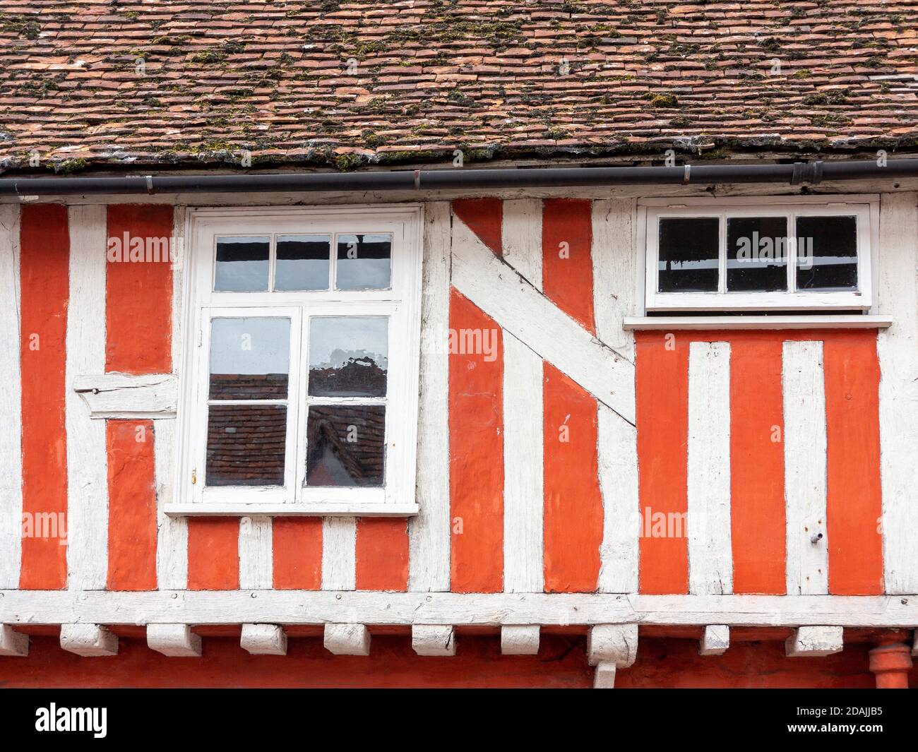 Edifici a graticcio Lavenham, Suffolk, Inghilterra, regno unito Foto Stock