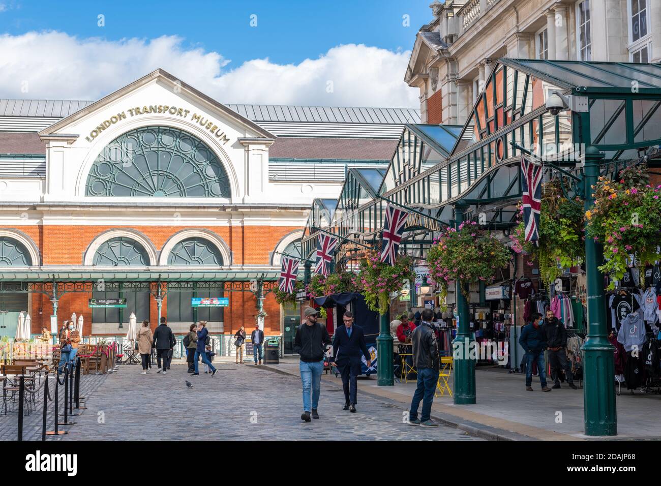 Il London Transport Museum di Covent Garden. Londra. Foto Stock