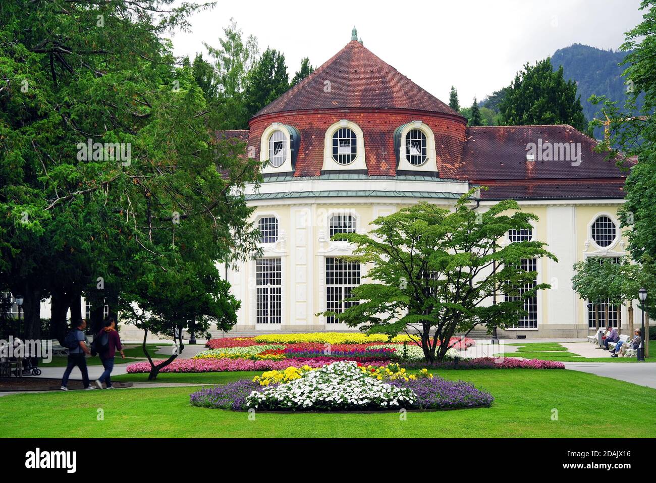Royal Spa Garden Resort a Bad Reichenhall, Berchtesgadener Land, Germania Foto Stock