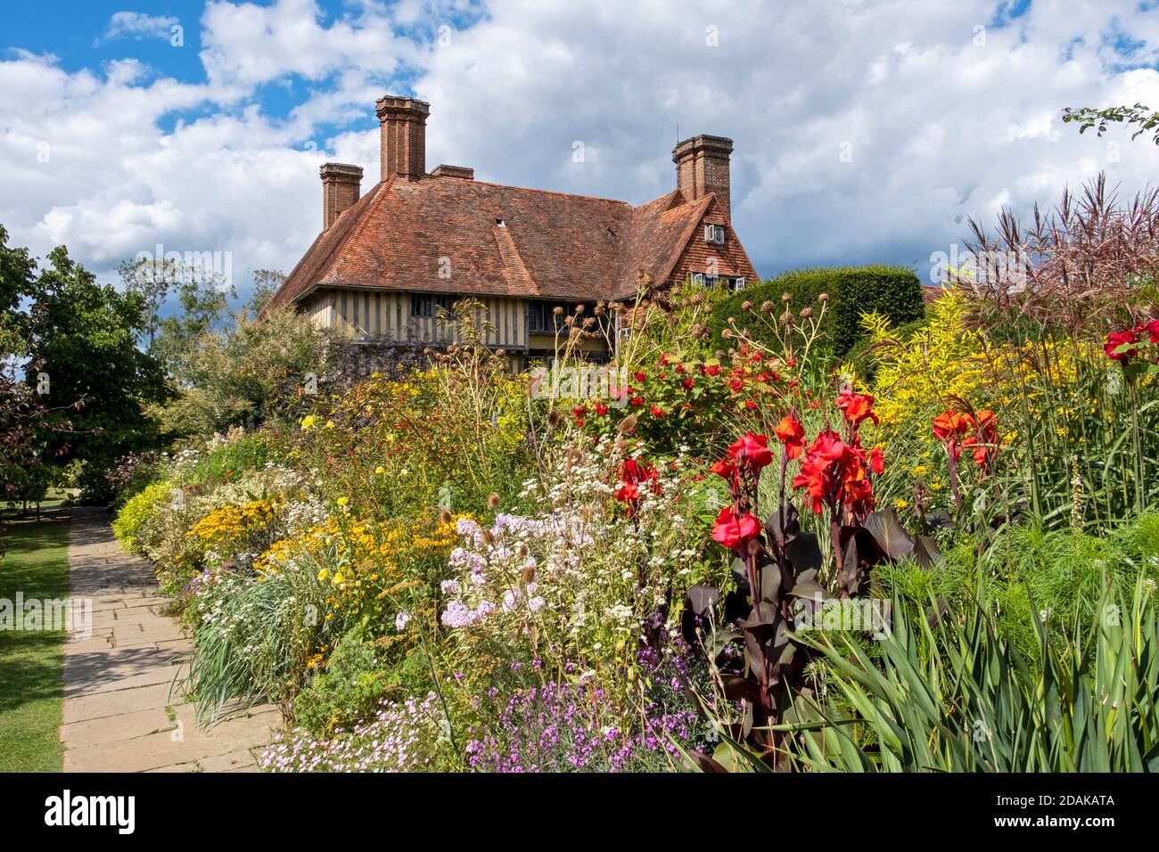 Great Dixter Gardens, Northiam, East Sussex, Inghilterra, Regno Unito, GB Foto Stock