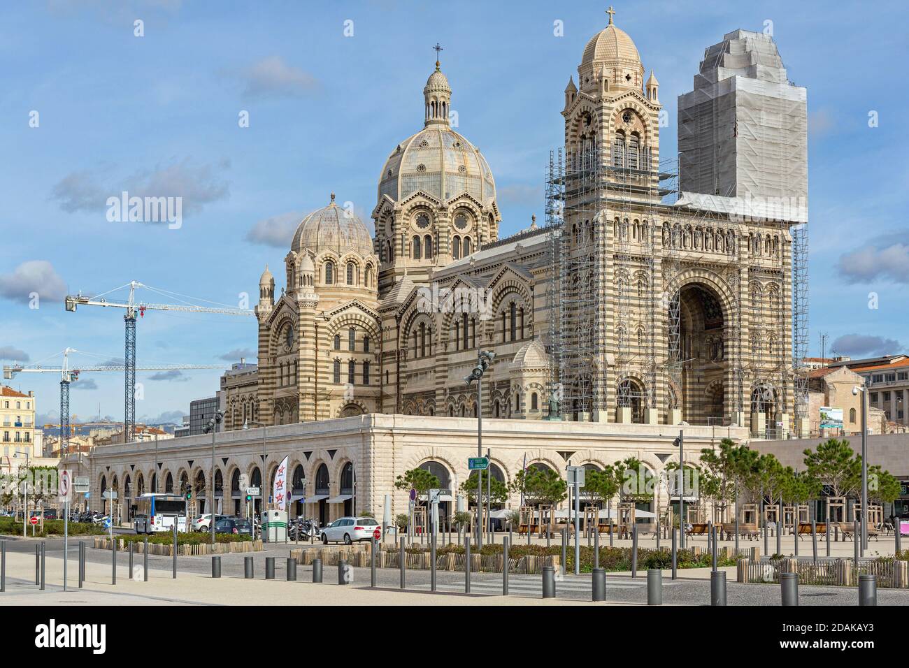 Marsiglia, Francia - 31 gennaio 2016: Sindaco della cattedrale cattolica romana a Marsiglia, Francia. Foto Stock