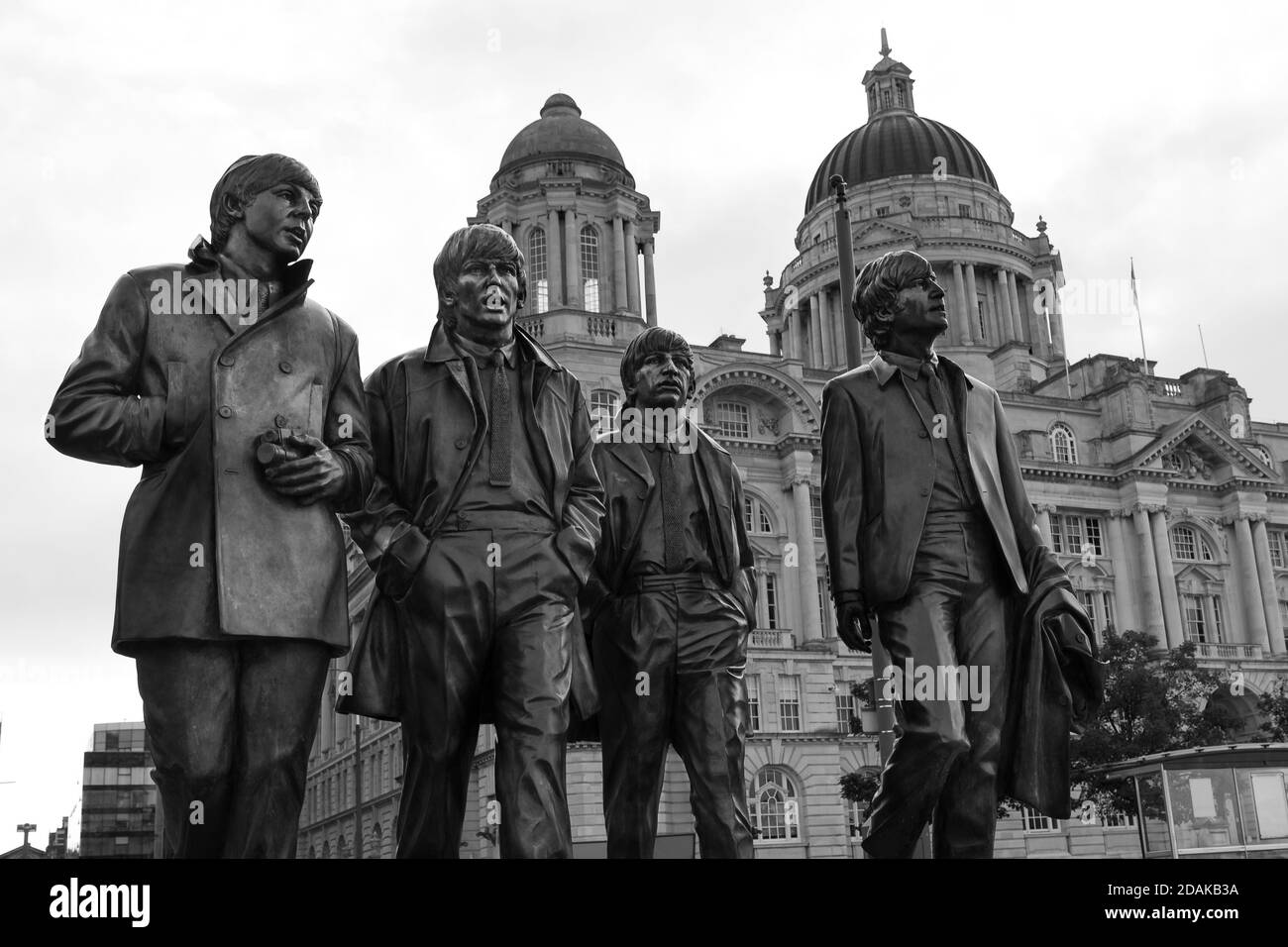 Viste famose intorno a Liverpool Foto Stock