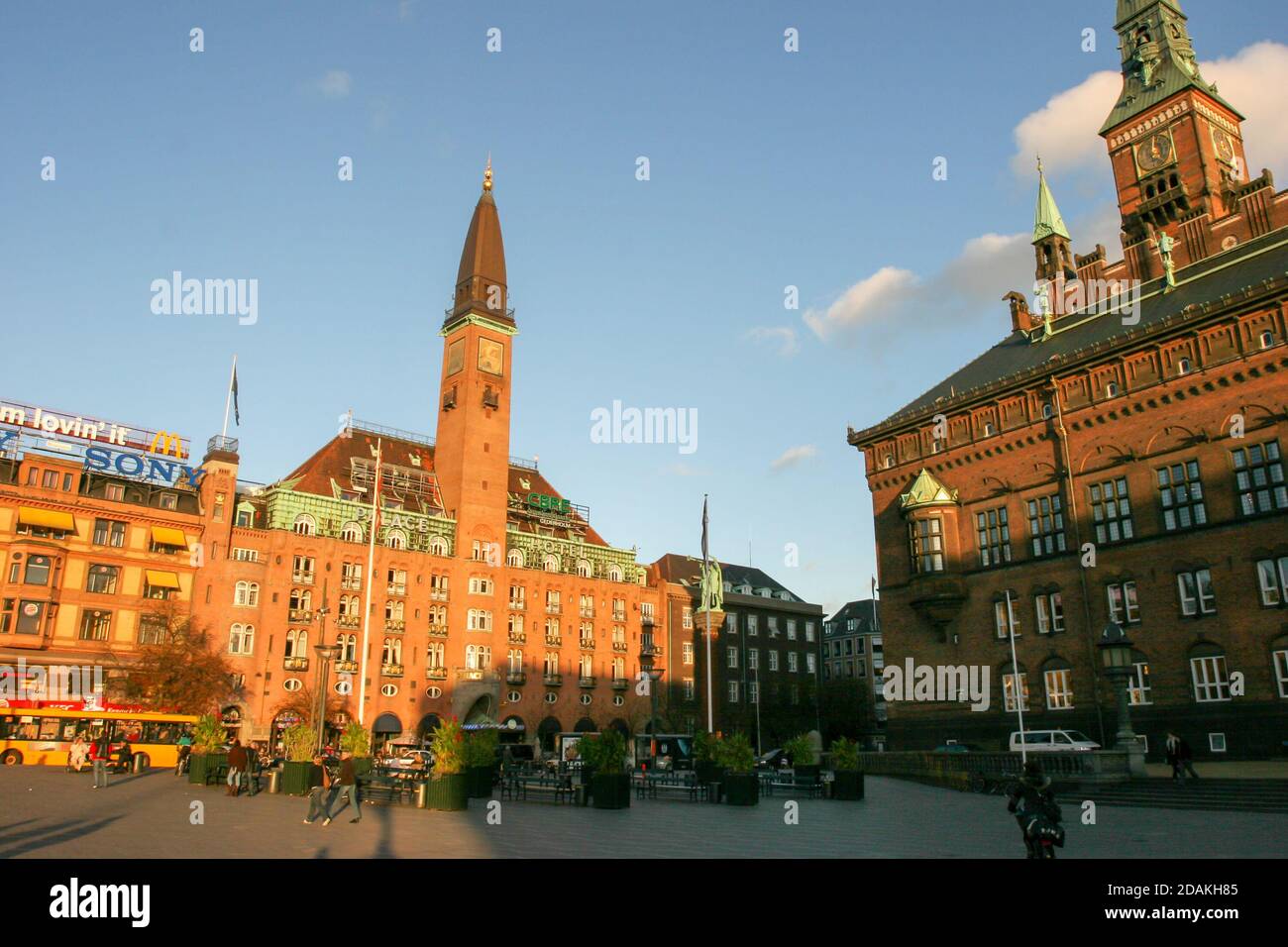 Copenhagen, Denamrk - Ottobre 22 2006 : le strade della bellissima città di Copenhagen Foto Stock