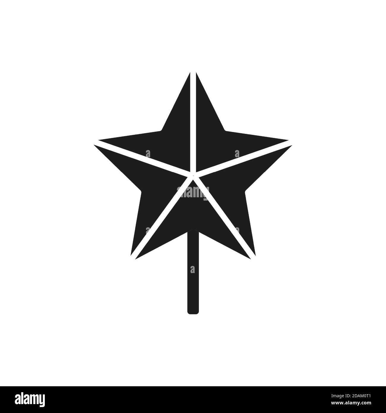 icona di natale elemento di icona stella di natale per il concetto mobile e le app web. L'icona di una stella di natale sottile può essere utilizzata per il Web e i dispositivi mobili. Premium Illustrazione Vettoriale