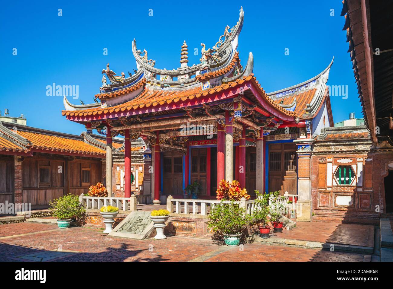 Huangxi Academy, noto anche come Wenchang Temple, taichung, taiwan. Foto Stock