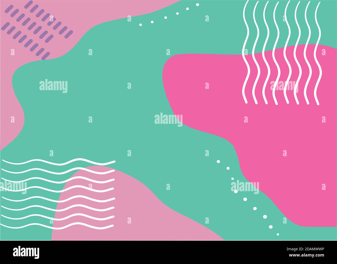 Illustrazione disegnata a mano o disegno di un minimo organico astratto sfondo o trama Illustrazione Vettoriale