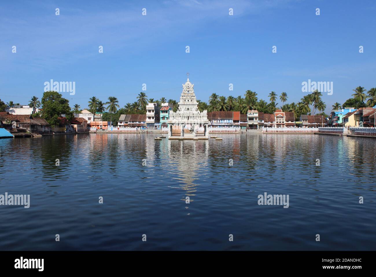 Tempio complesso in Tamil Nadu India. Foto Stock