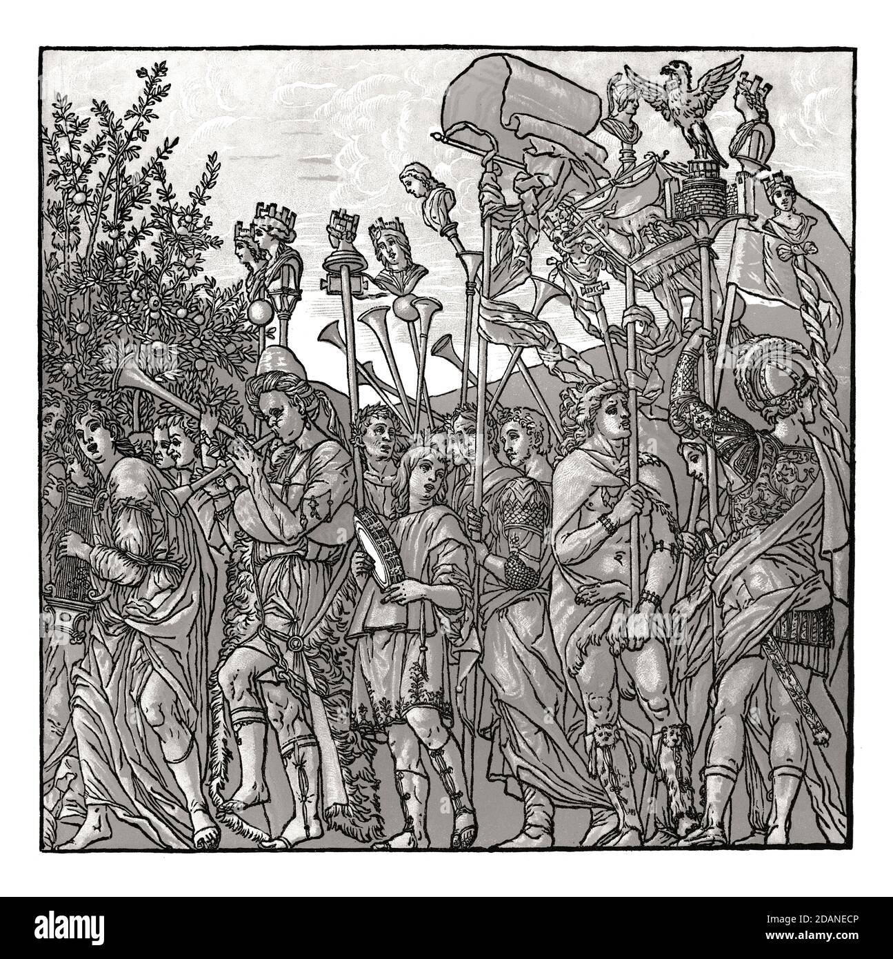 Processione di trionfo roma antica roma giulio cesare immagini e