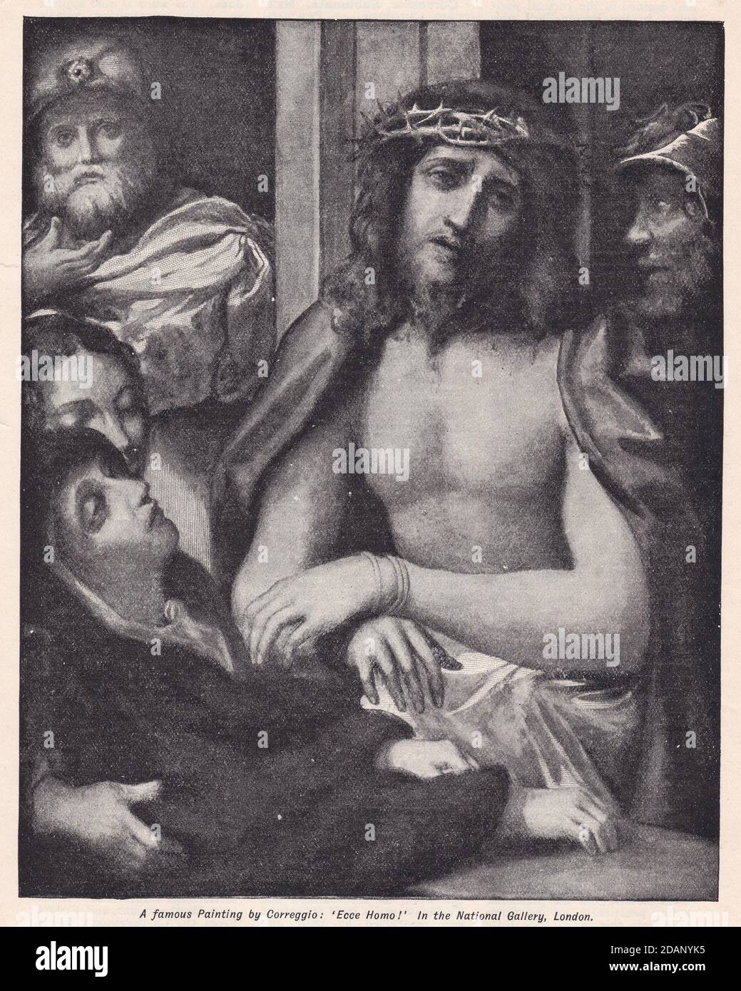 'Ecce Homo!' Pittura di Correggio Foto Stock