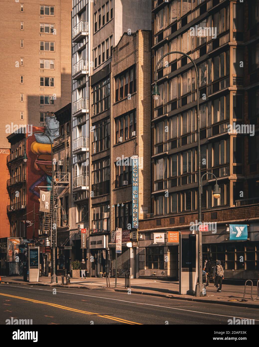 14th Street nel West Village, Manhattan, New York City Foto Stock