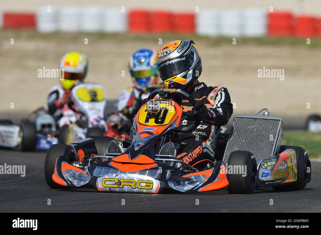 Carriera internazionale di Max Verstappen nel karting. Foto Stock