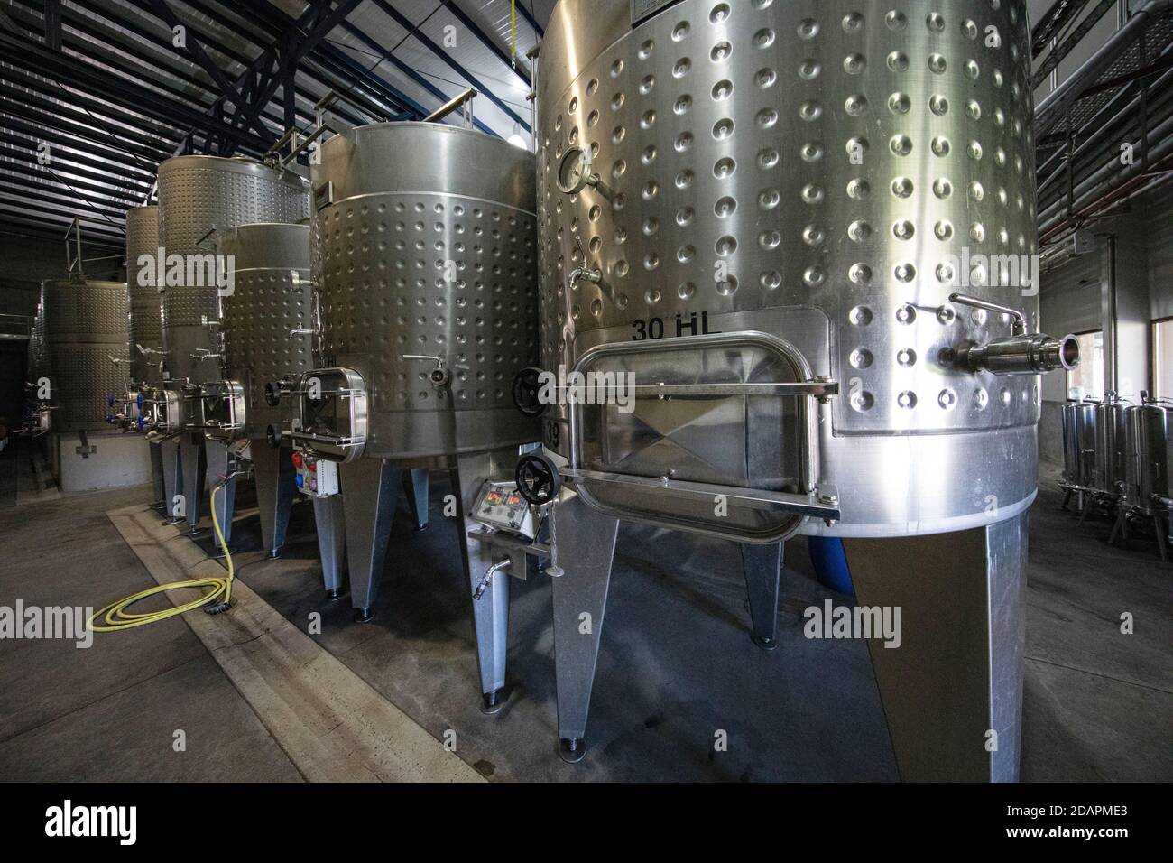 Bodega Colomé, una cantina situata in alta valle Calchaquí a 2,300 metri sul livello del mare, provincia di Salta, Argentina. Foto Stock