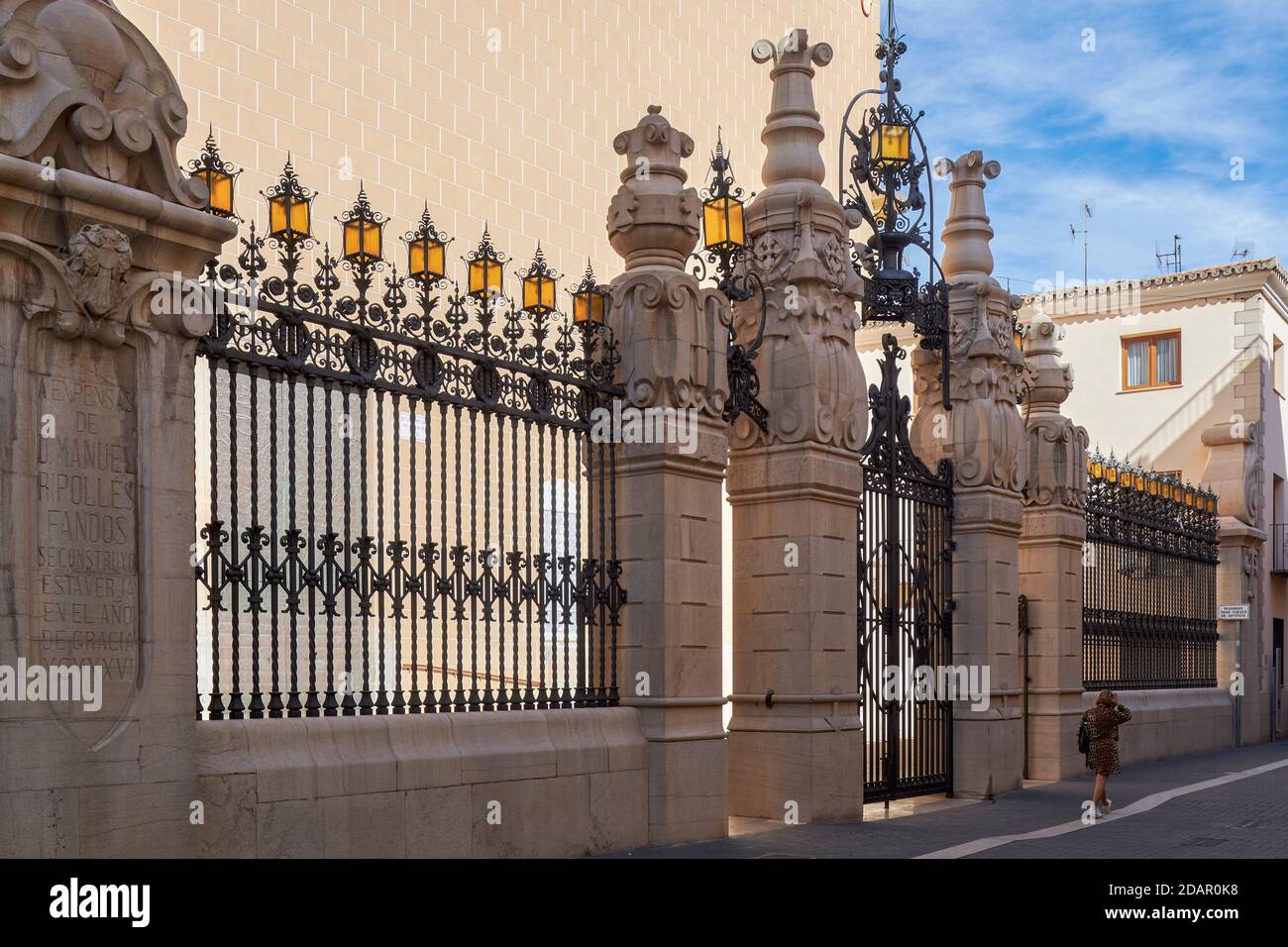 Chiesa dell'Arciprete. Parrocchia di San Jaime Apostol a Villarreal, Castellon de la Plana, Comunità Valenciana, Spagna, Europa Foto Stock