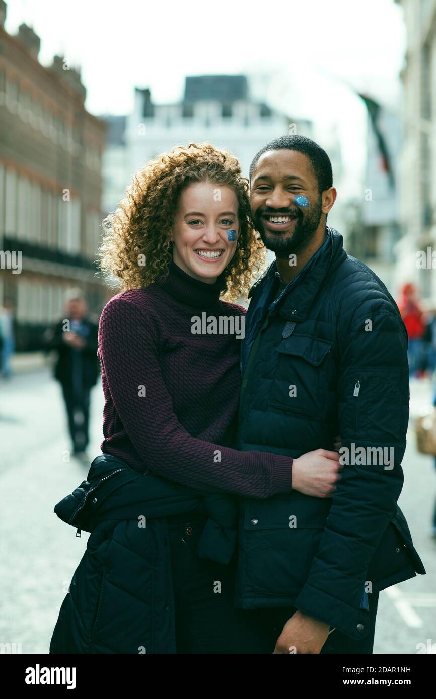 LONDRA, Regno Unito - protesta contro la brexit il 23 marzo 2019 a Londra durante la protesta contro la Brexit. Foto Stock