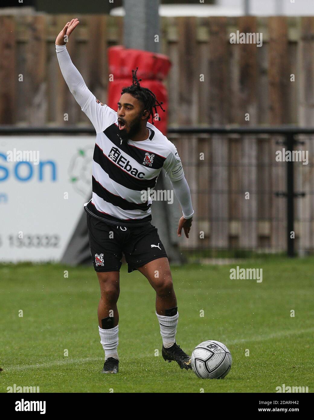 DARLINGTON, INGHILTERRA. 14 NOVEMBRE durante la partita Vanarama National League North tra Darlington e AFC Telford United a Blackwell Meadows, Darlington, sabato 14 novembre 2020. (Credit: Mark Fletcher | MI News) Credit: MI News & Sport /Alamy Live News Foto Stock