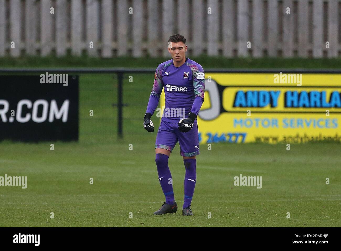 DARLINGTON, INGHILTERRA. 14 NOVEMBRE Jonny Saltmer di Darlington durante la Vanarama National League North match tra Darlington e AFC Telford United a Blackwell Meadows, Darlington sabato 14 novembre 2020. (Credit: Mark Fletcher | MI News) Credit: MI News & Sport /Alamy Live News Foto Stock