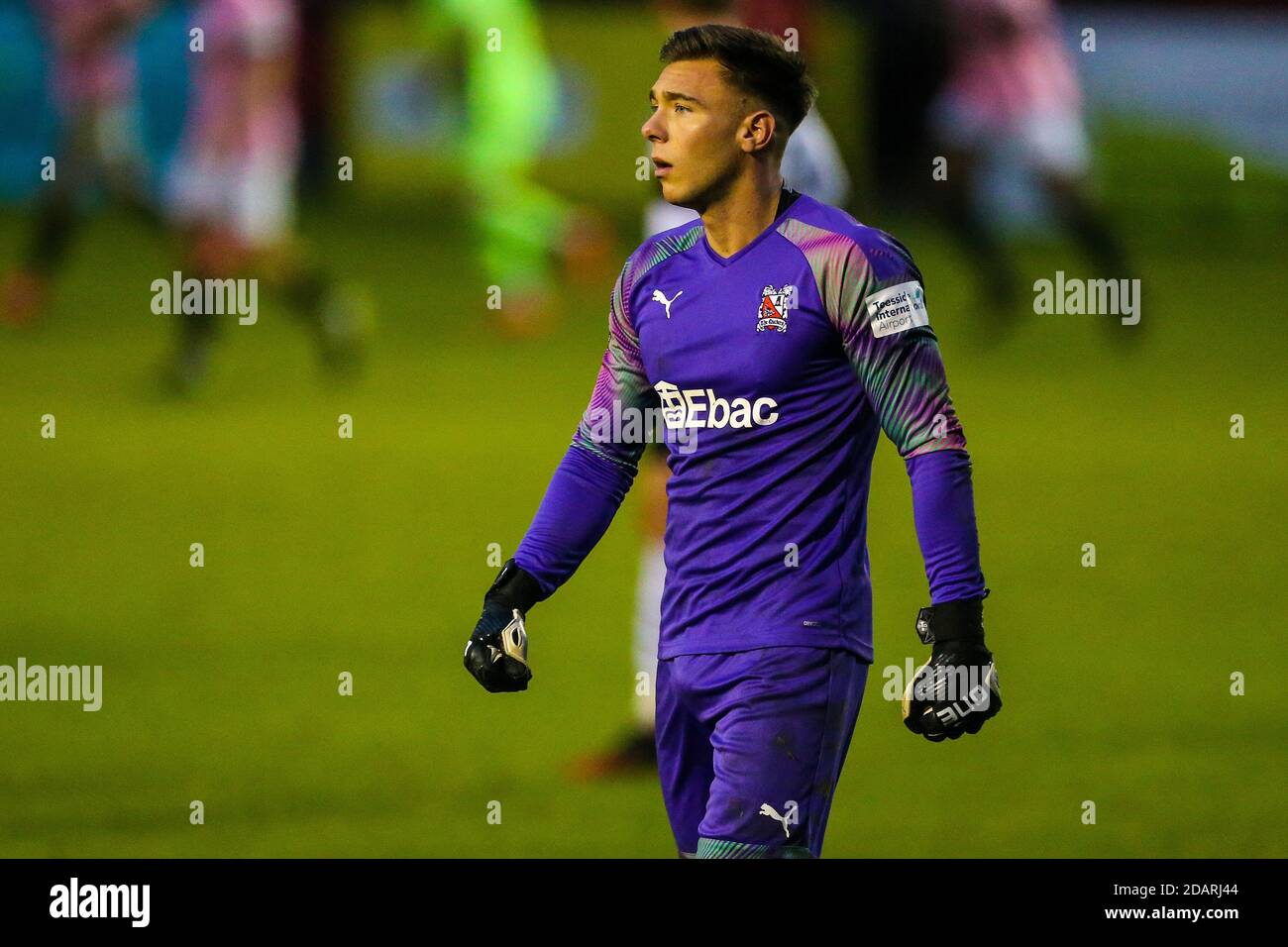 DARLINGTON, INGHILTERRA. 14 NOVEMBRE Jonny Saltmer di Darlington durante la Vanarama National League North match tra Darlington e AFC Telford United a Blackwell Meadows, Darlington sabato 14 novembre 2020. (Credit: Mark Fletcher | MI News) Credit: MI News & Sport /Alamy Live News Foto Stock