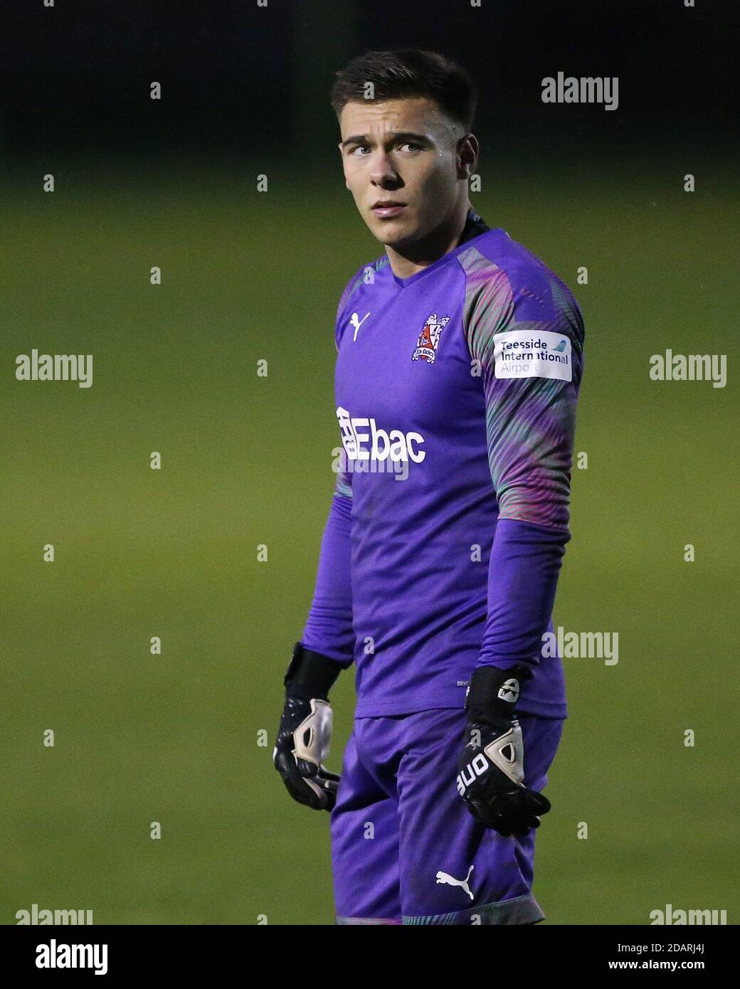 DARLINGTON, INGHILTERRA. 14 NOVEMBRE Jonny Saltmer di Darlington durante la Vanarama National League North match tra Darlington e AFC Telford United a Blackwell Meadows, Darlington sabato 14 novembre 2020. (Credit: Mark Fletcher | MI News) Credit: MI News & Sport /Alamy Live News Foto Stock