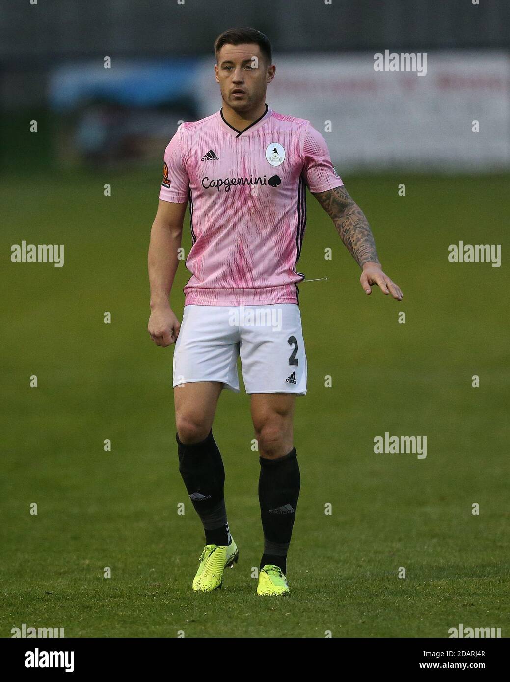 DARLINGTON, INGHILTERRA. 14 NOVEMBRE Lee Vaughan di AFC Telford durante la Vanarama National League North match tra Darlington e AFC Telford United a Blackwell Meadows, Darlington, sabato 14 novembre 2020. (Credit: Mark Fletcher | MI News) Credit: MI News & Sport /Alamy Live News Foto Stock