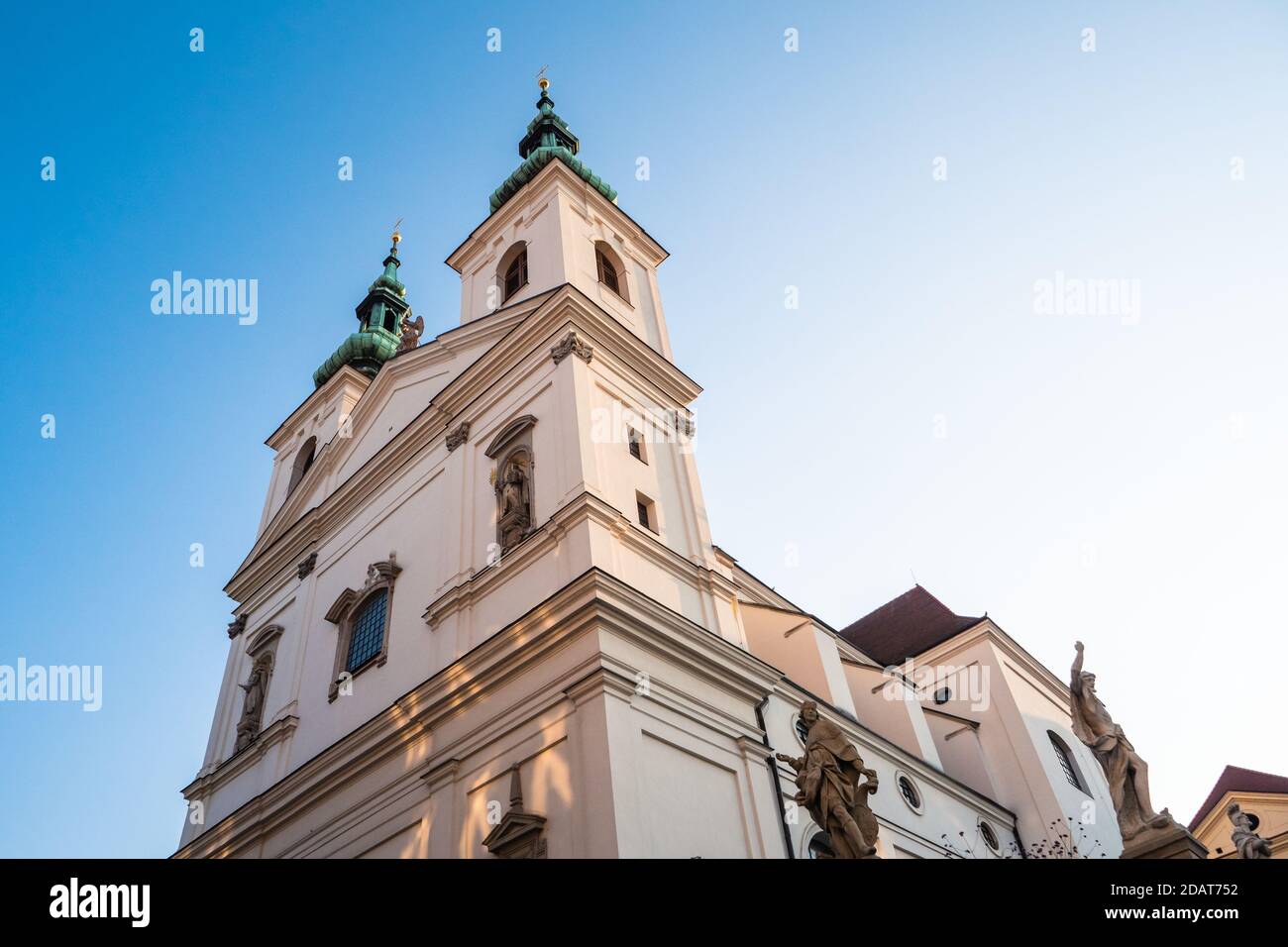 Chiesa cattolica di San Michele a Brno chiamato Kostel Svateho Michala in Moravia, Repubblica Ceca Foto Stock