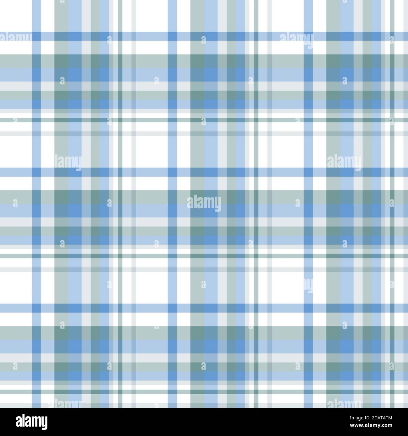 Controllare la ripetizione senza giunture della plaid. Sfondo vettoriale di ornamento tessile. Design in tessuto piatto. Tartan. Illustrazione Vettoriale