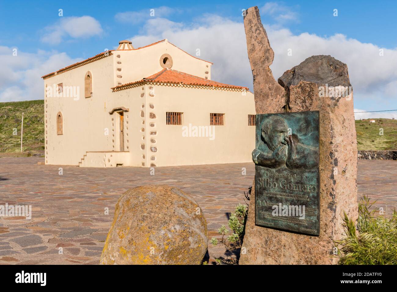 Chiesa Ermita San Francisco, monumento per la lingua locale 'El Silbo', la Gomera, Isole Canarie, Spagna Foto Stock