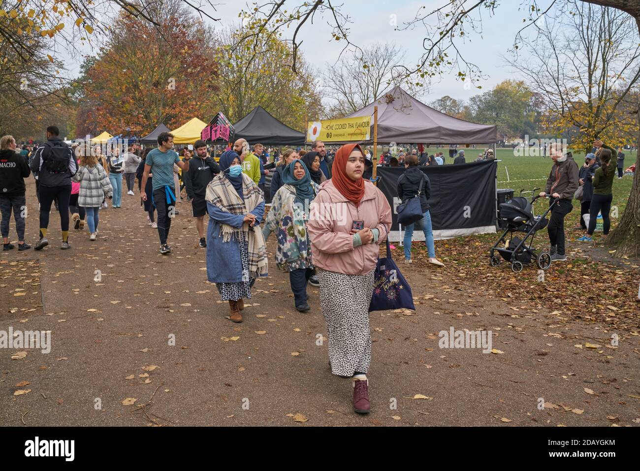 victoria Park East London Sunday Market Foto Stock