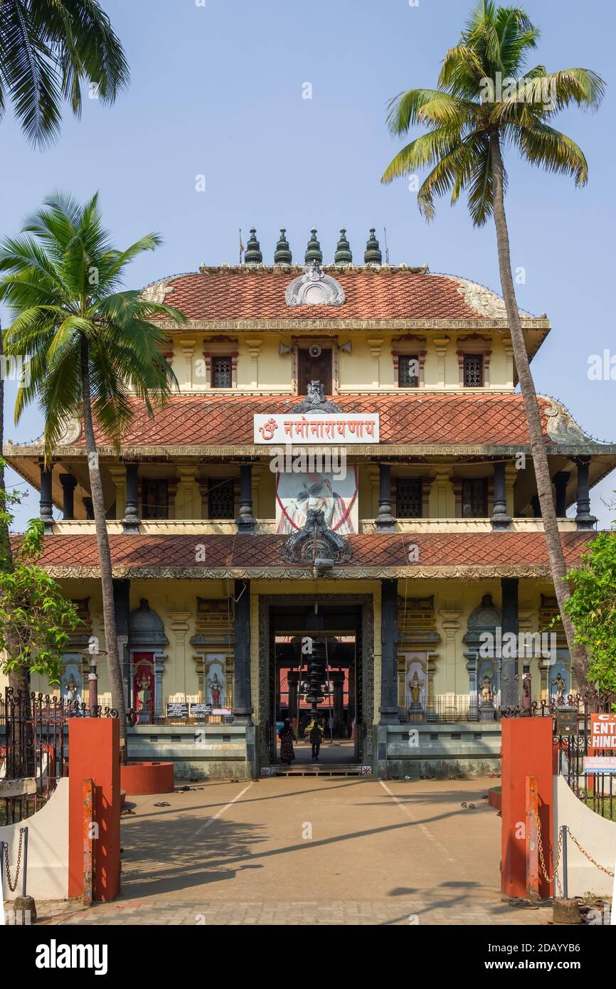 Tempio Thirumala Devaswom a Fort Kochi in Kerala, India Foto Stock