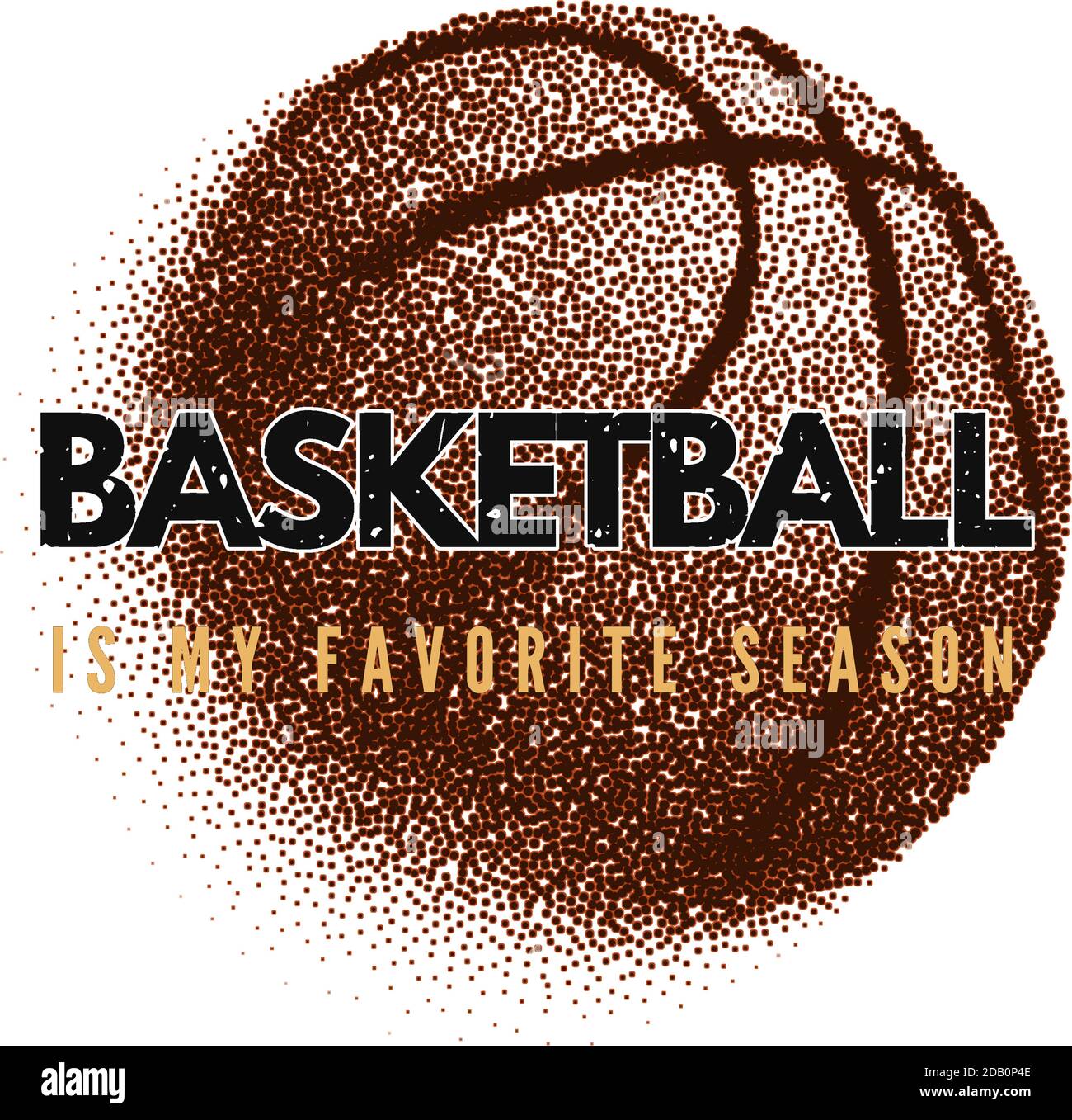 il basket è la mia stagione preferita Foto Stock