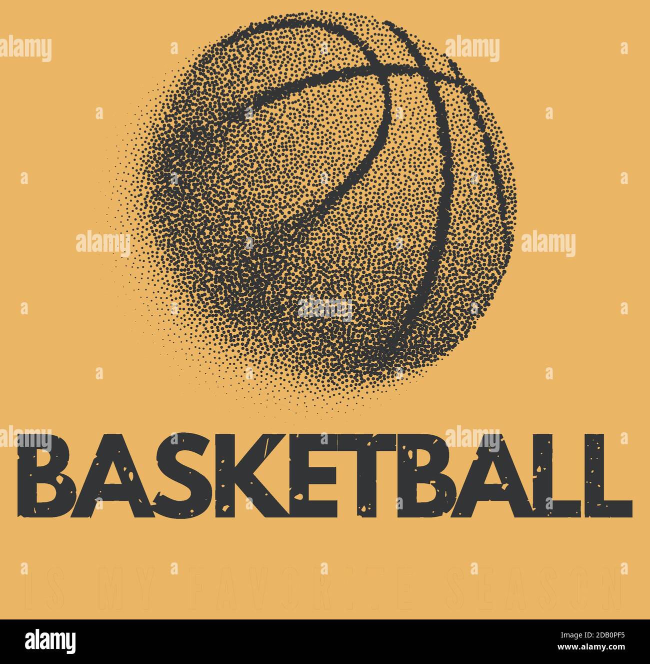 il basket è la mia stagione preferita Foto Stock