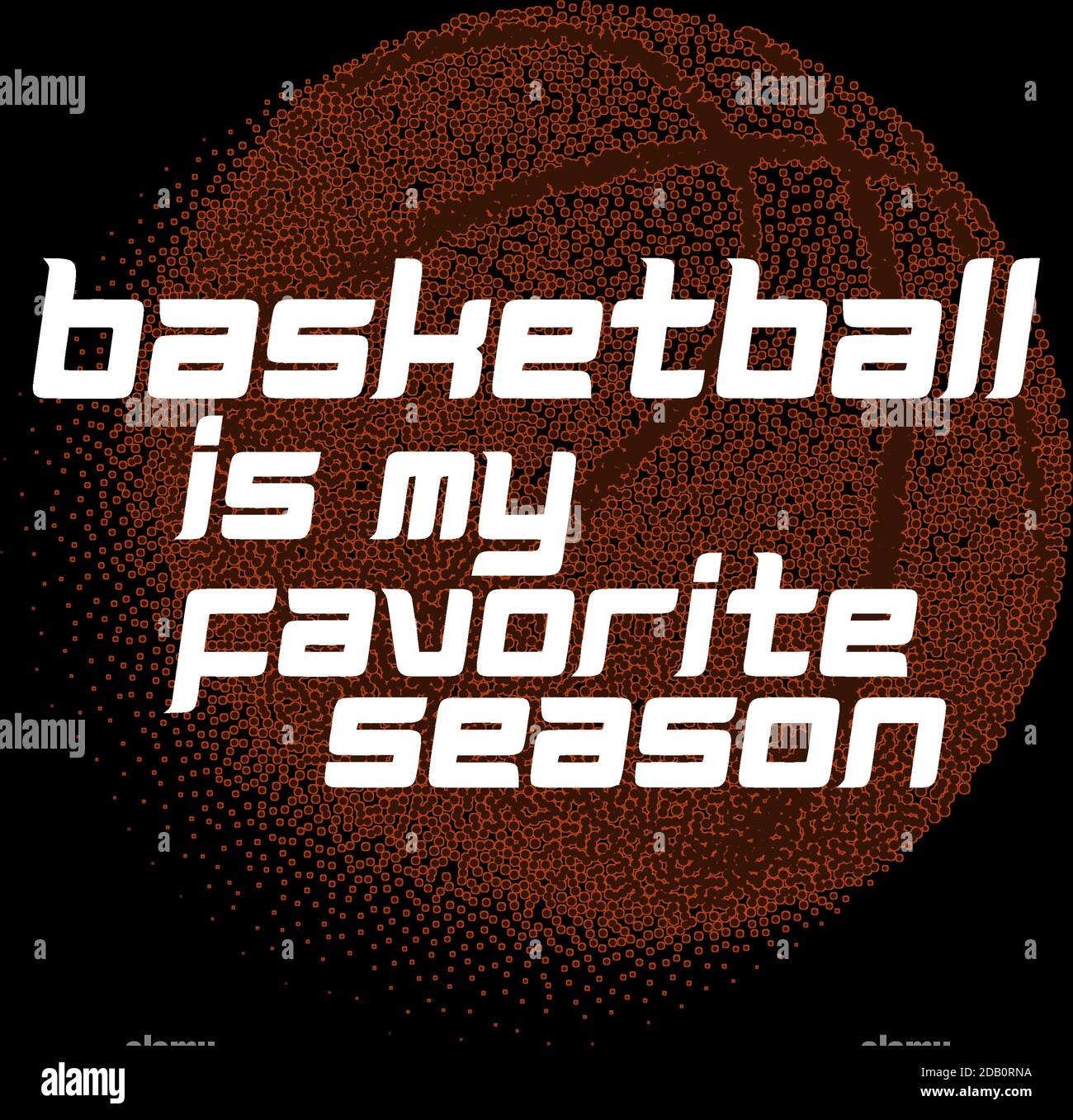 il basket è la mia stagione preferita Foto Stock